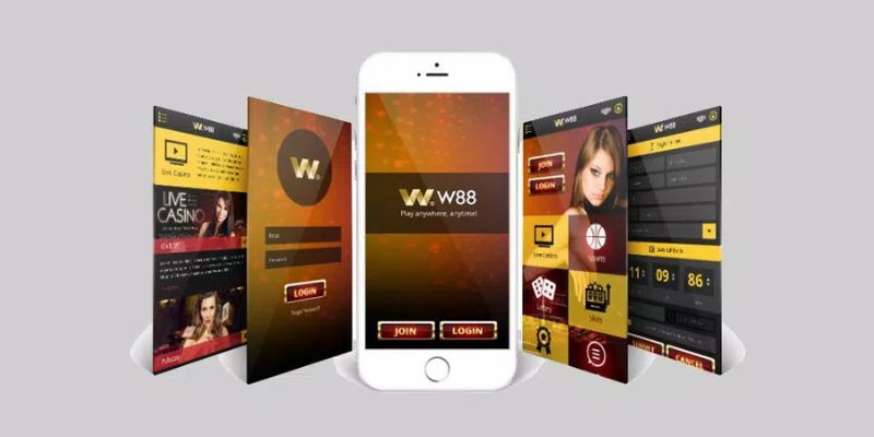Nhiều trò chơi cá cược tại tải App W88